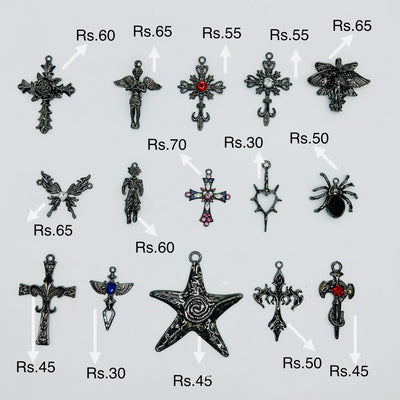 All gothic trending charms bundle pack of 15
