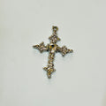 Stone cross charm