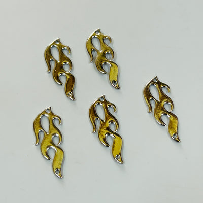 Flame charms 5 pcs