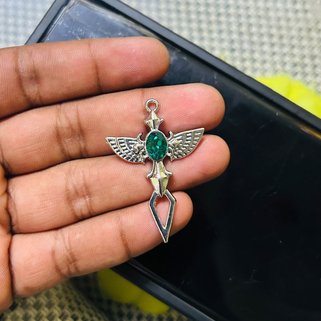poison emerald cross green