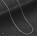 anti tarnish thin silver chain 20 inch