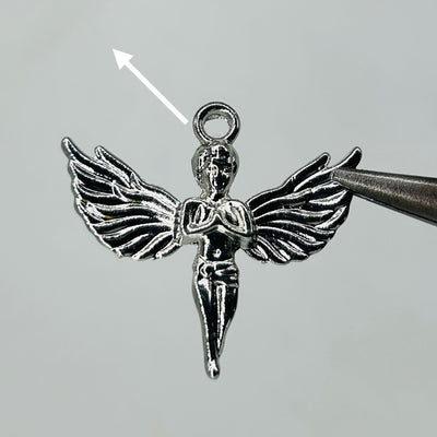Silver Angel charms