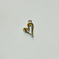 silver heart charms