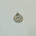 silver round charm