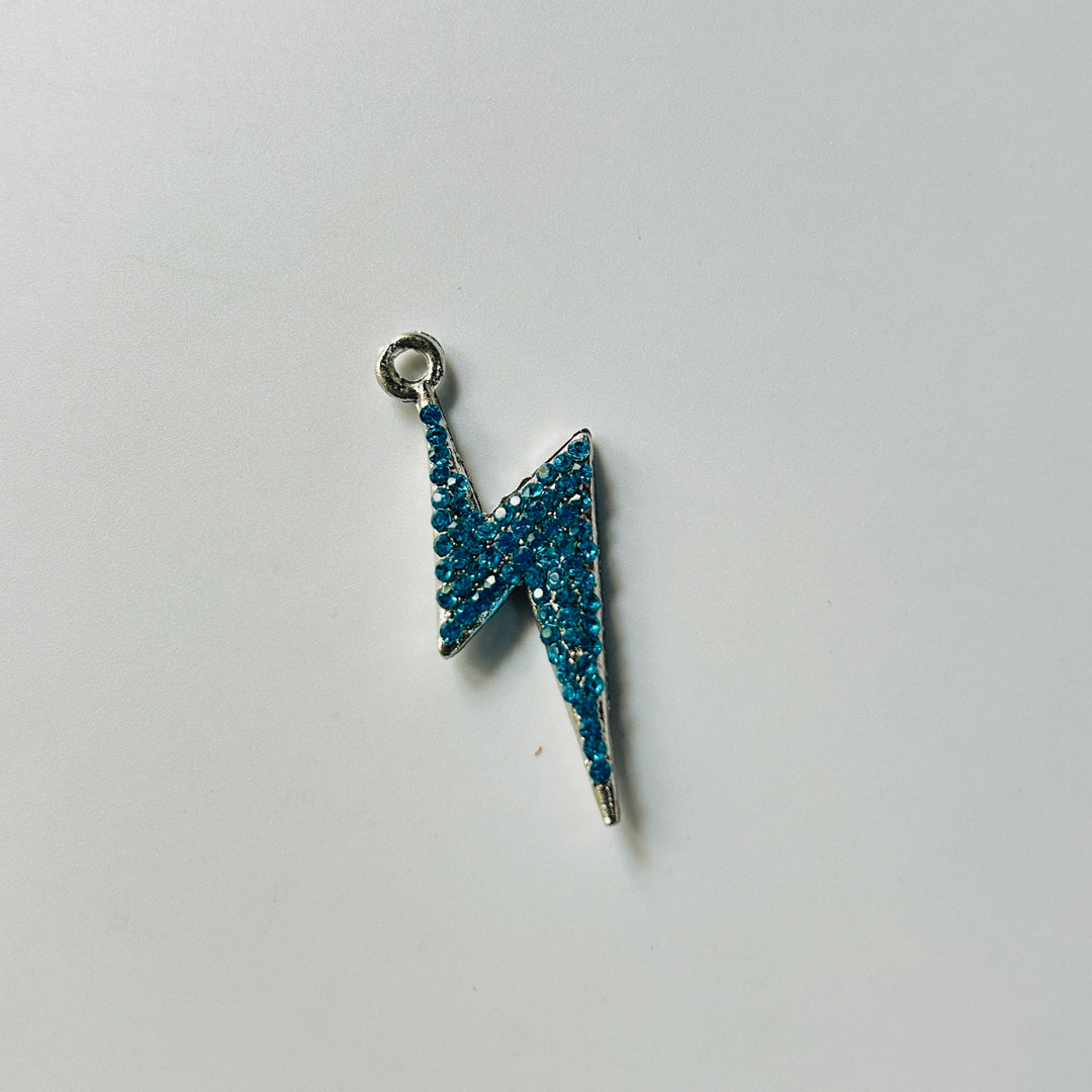 Blue iced thunder charm