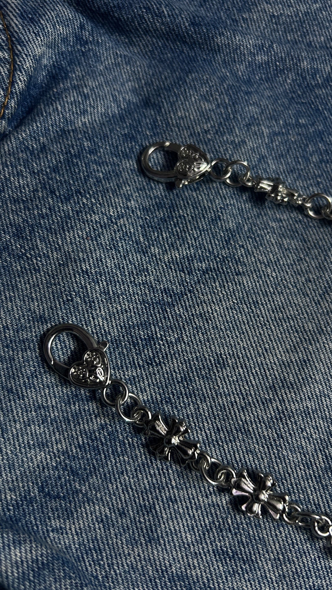 Heartlock Cross Side Chain jeans side chain wallet chain