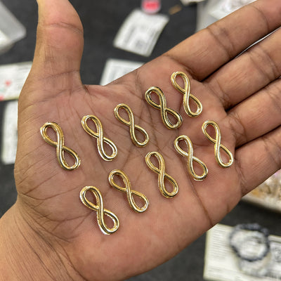 10 pcs infinity charms