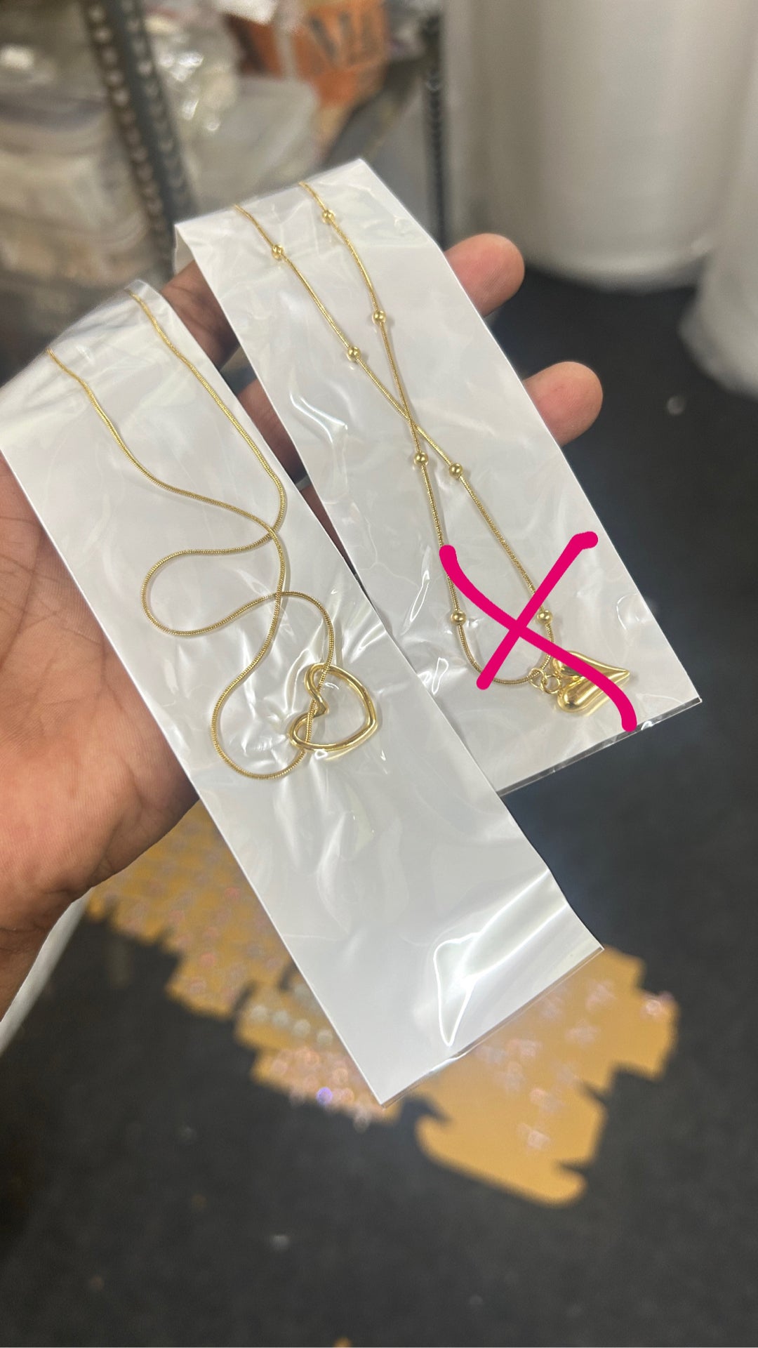 anti tarnish necklace single pcs