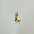 L gold alphabet charm