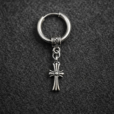Stainless steel Cross earrings