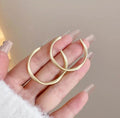 anti tarnish round earrings