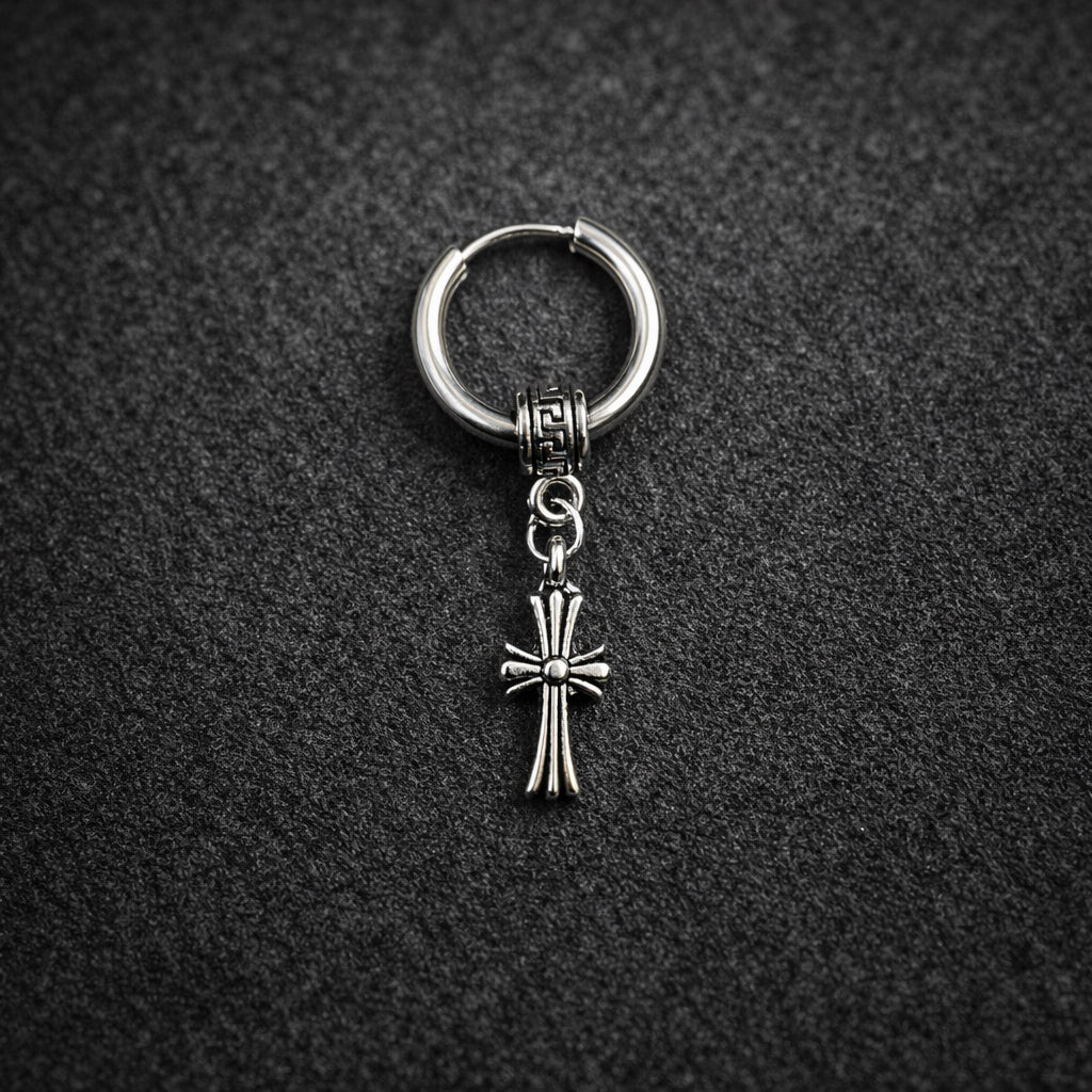 Stainless steel Cross earrings
