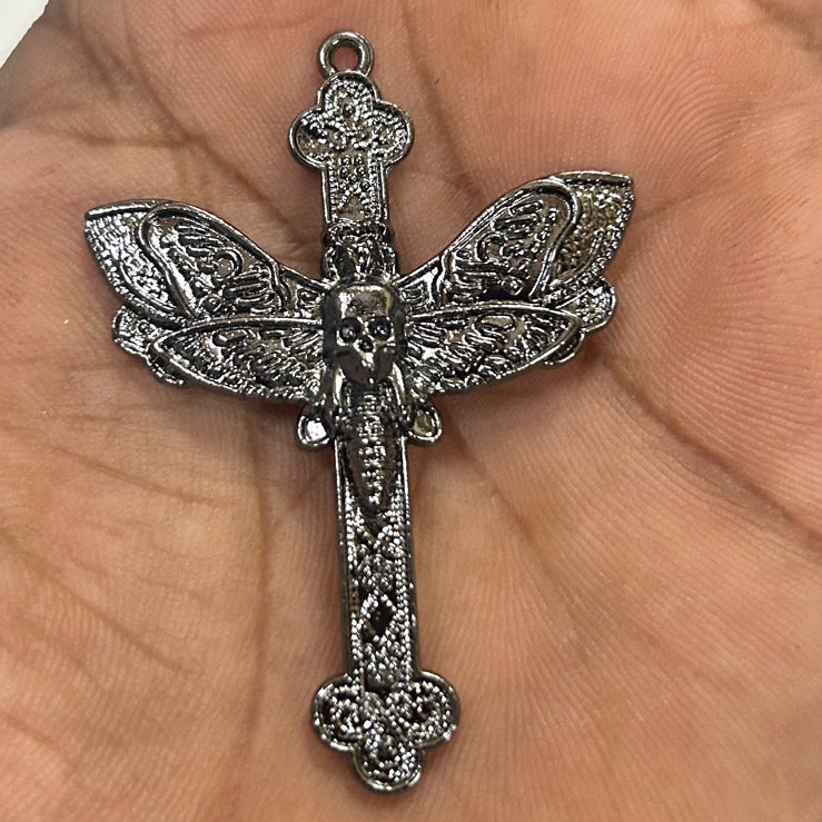 Black skull cross