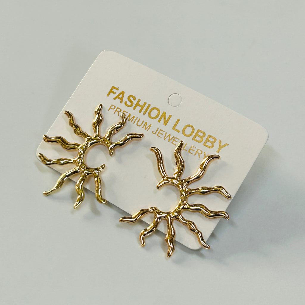 trending sun earrings