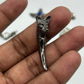 Black gothic wolf charms