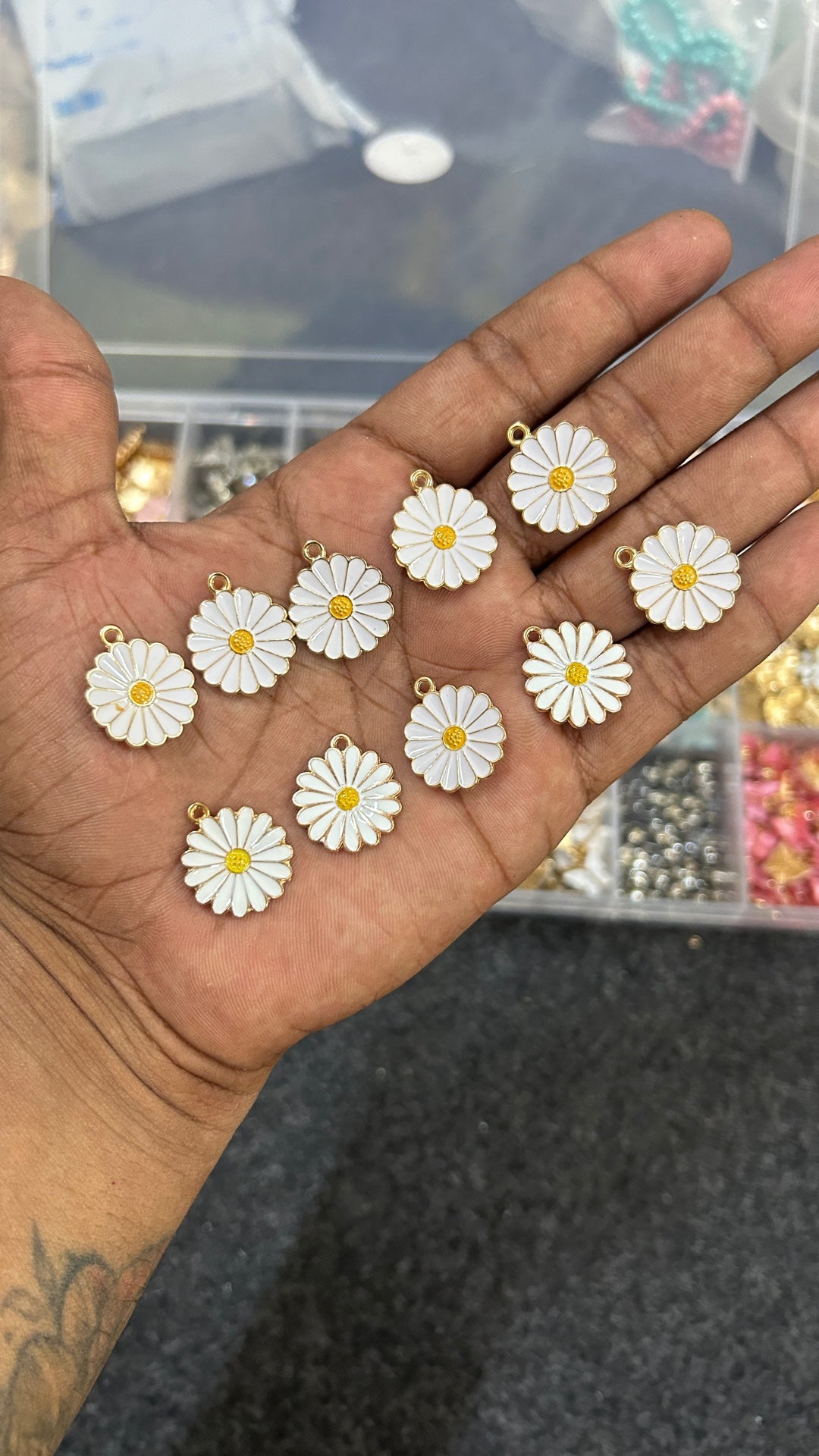 white daisy 10 pcs