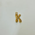 K gold alphabet
