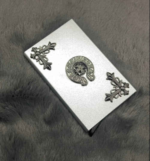 3 Pcs Chrome heart card holder ( click to open )