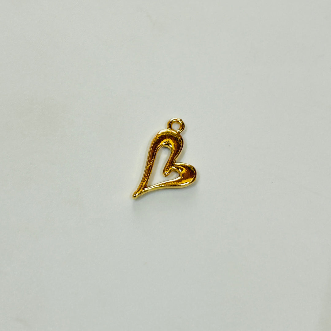 gold heart charm