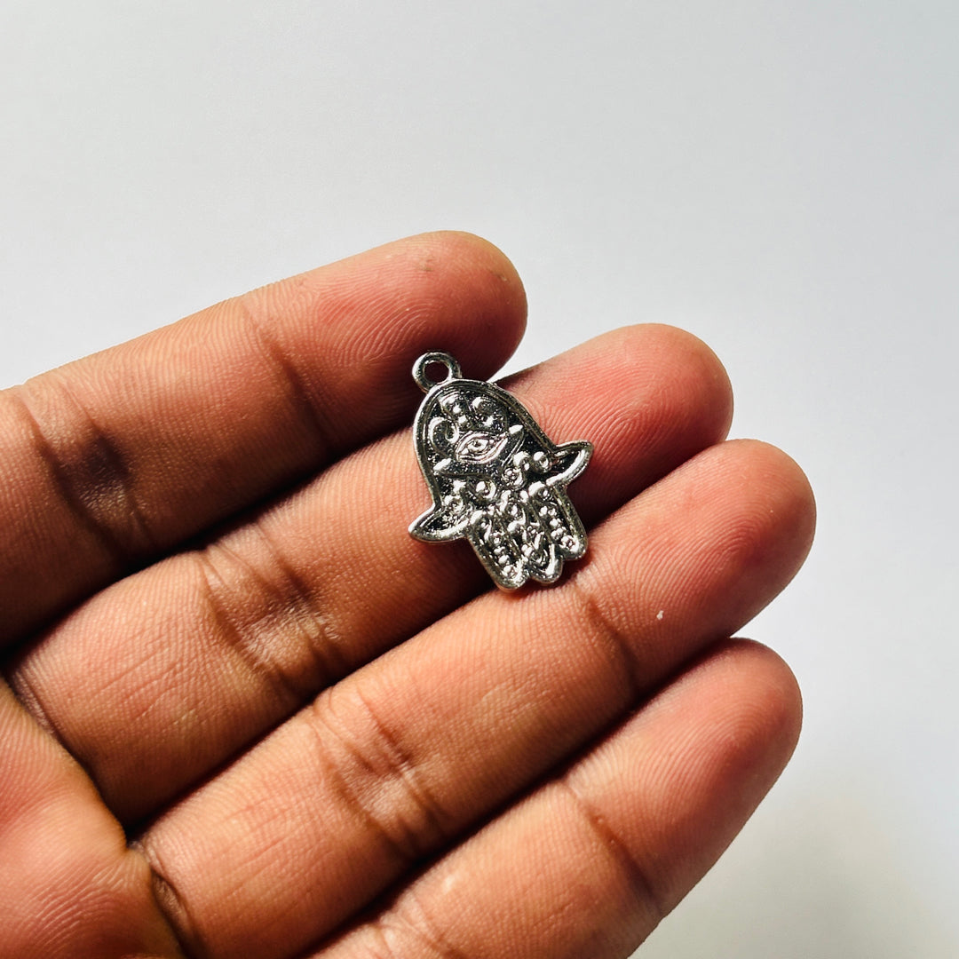 flame gold charm
