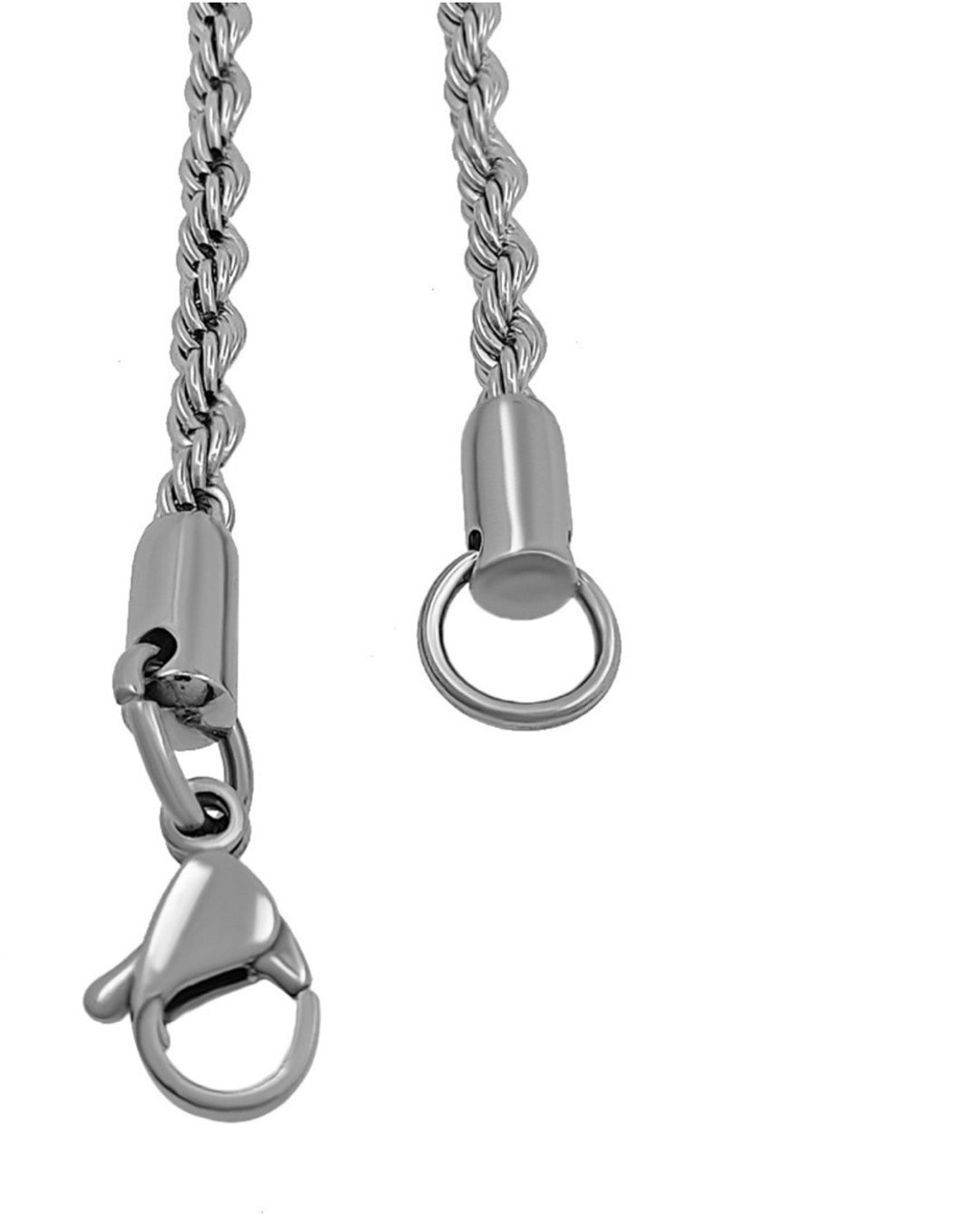 12 pcs stainless steel rope chain 19 inch