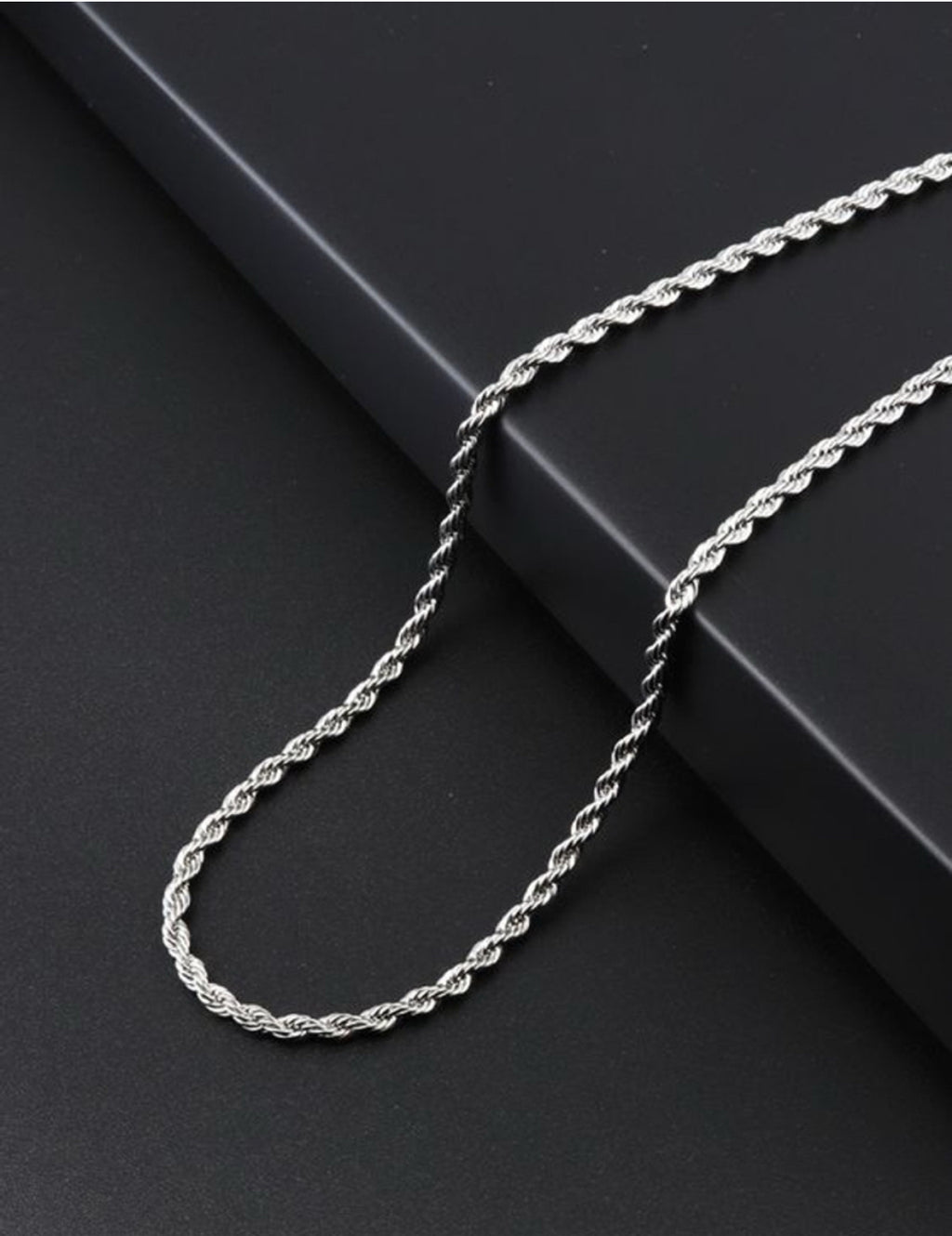 12 pcs stainless steel rope chain 19 inch