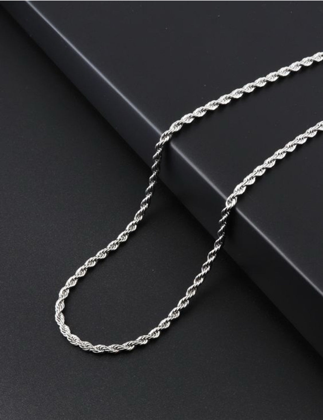 12 pcs stainless steel rope chain 19 inch