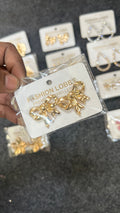 cute small bow earrings