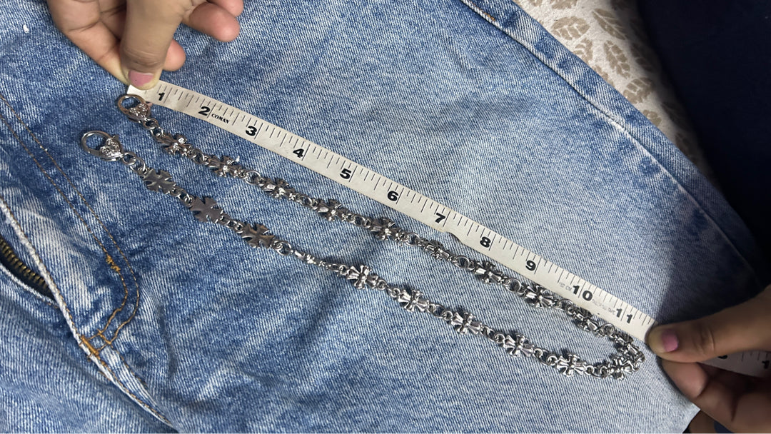 Heartlock Cross Side Chain jeans side chain wallet chain