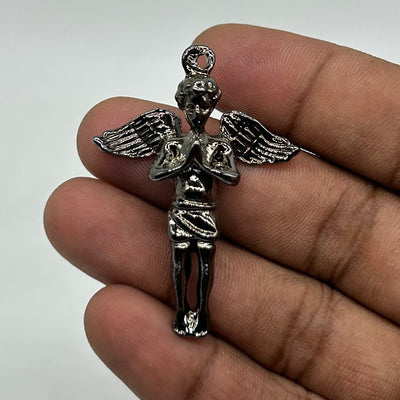 Black gothic Angel pendant charms