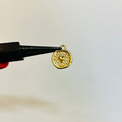 Gold small heart