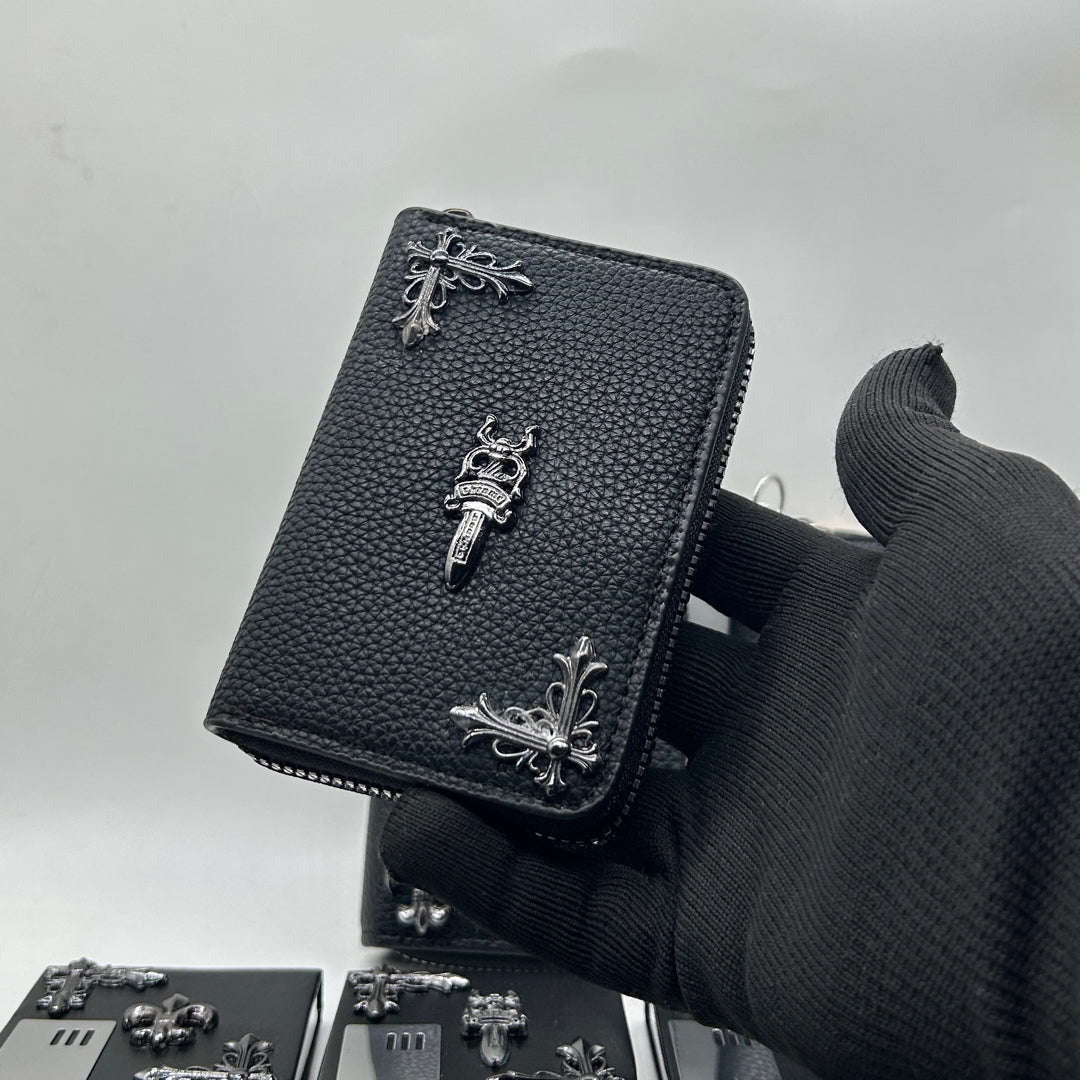 3 Pices Gothic vibe card holder wallet