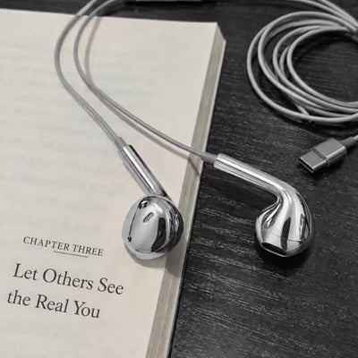 Chrome earphones pack of 6 piece