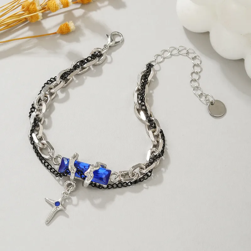 Y2K blue bracelet pack of 6 piece