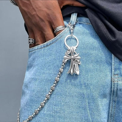 Chrome jeans side chain 2.0