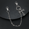 Trending chrome jeans side chain