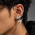 Silver Spike Ear Cuff Set – Gothic Punk Statement Jewellery