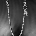 Chrome dagger jeans side chain