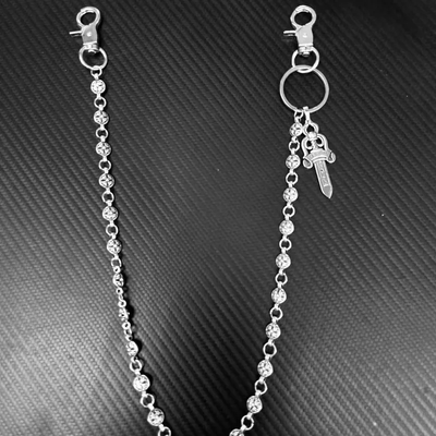 Chrome dagger jeans side chain