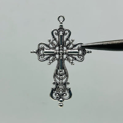 assic Engraved Cross Pendant