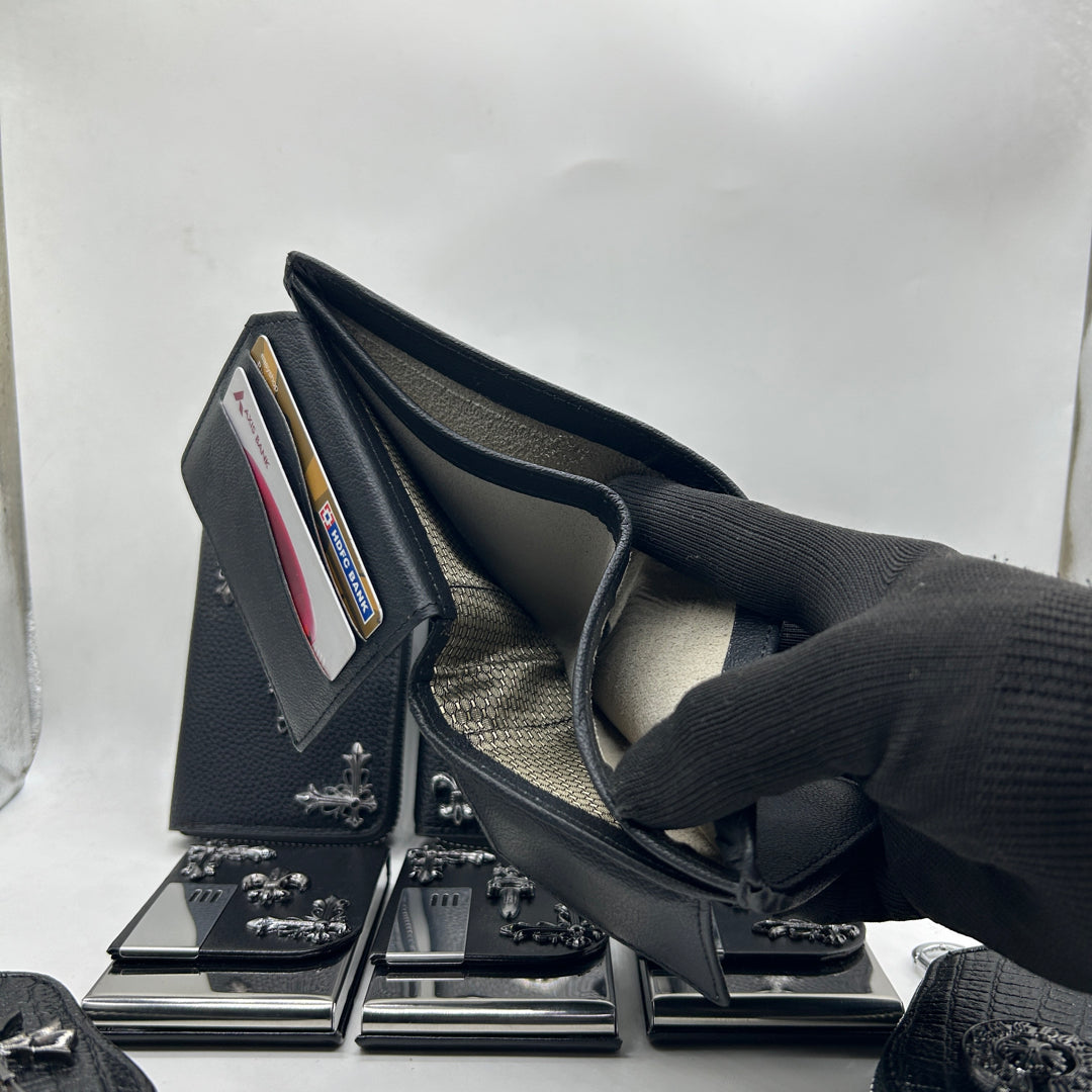 3 Pices pure leather wallet