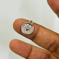 round heart silver charms