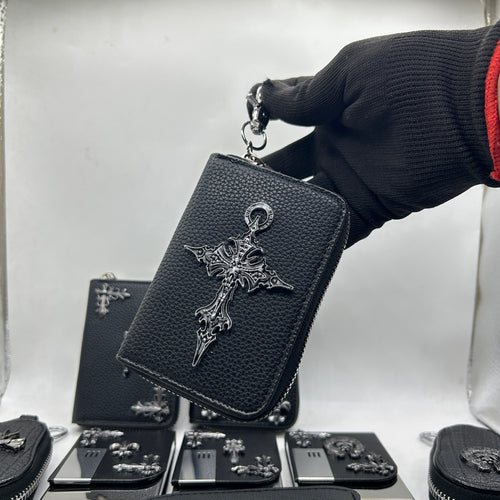 3 Pices cryptic cross wallet card holder