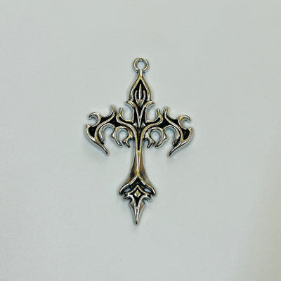 10 Pcs gothic cross charms