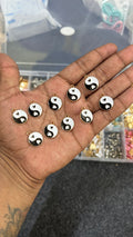 ying Yang charms 10 pcs