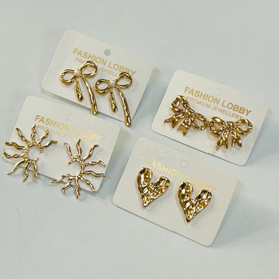 cute 4 pair of earrings set