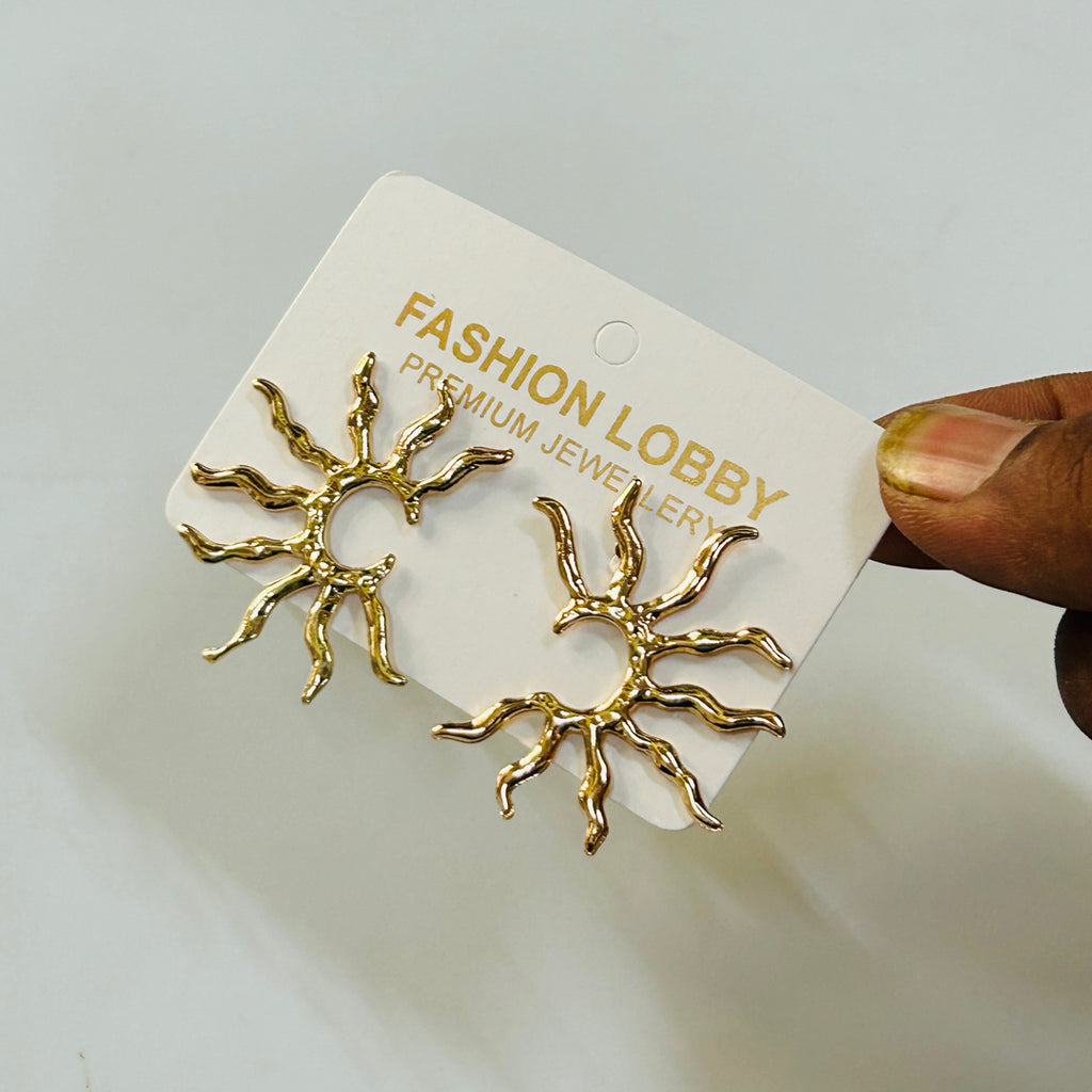 trending sun earrings
