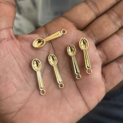 5 pcs à¤—à¥‹à¤²à¥à¤¡ à¤šà¤®à¥à¤®à¤š ðŸ¥„